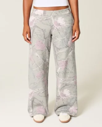 Baggy-Sweathose mit Camouflage-Muster