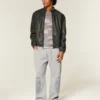 Baggy-Sweathose mit doppeltem Schlangenprint