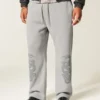 Baggy-Sweathose mit doppeltem Schlangenprint