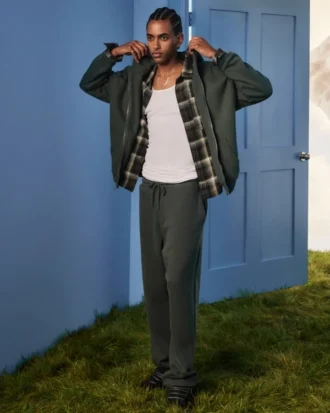 Baggy-Sweathose mit Schlangenprint