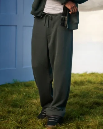 Baggy-Sweathose mit Schlangenprint