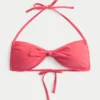 Bandeau-Bikini-Oberteil mit Bindeband vorne