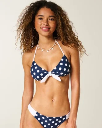 Bandeau-Bikini-Oberteil mit Bindeband vorne