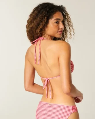 Bandeau-Bikini-Oberteil mit Bindeband vorne