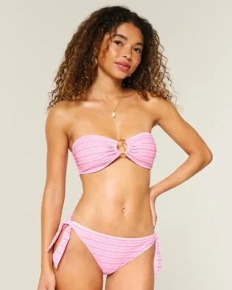 Bandeau-Bikini-Oberteil mit O-Ring
