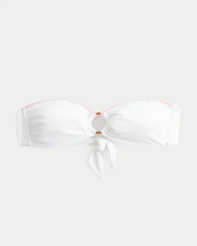Bandeau-Bikini-Oberteil mit O-Ring Bandeau-Bikini-Oberteil mit O-Ring