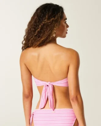 Bandeau-Bikini-Oberteil mit O-Ring