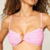 Bandeau-Bikini-Oberteil mit O-Ring Bandeau-Bikini-Oberteil mit O-Ring