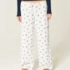 Bequeme gerippte Hose mit weitem Bein Bequeme gerippte Hose mit weitem Bein