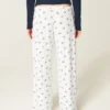 Bequeme gerippte Hose mit weitem Bein Bequeme gerippte Hose mit weitem Bein