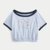 Bequemes Sweatshirt mit Kurzarm, Frottee-Fleece und Grafikprint