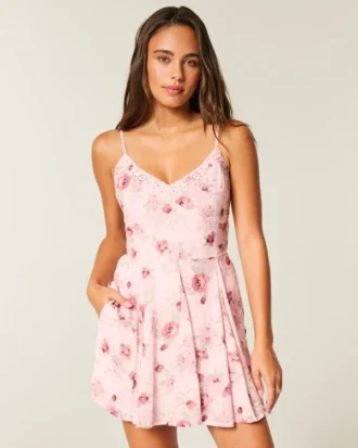 Besticktes Minikleid