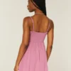 Besticktes Minikleid