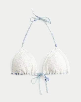 Bikini-Oberteil im Häkelstil