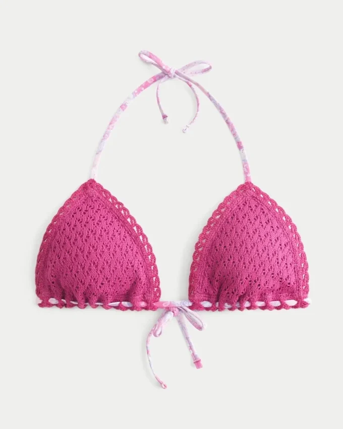 Bikini-Oberteil im Häkelstil Bikini-Oberteil im Häkelstil