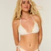 Bikini-Oberteil im Häkelstil mit Dreieck-Ausschnitt Bikini-Oberteil im Häkelstil mit Dreieck-Ausschnitt