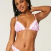 Bikini-Oberteil mit Rüschenrand