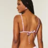 Bikini-Oberteil mit Rüschenrand
