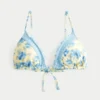 Bikini-Oberteil mit Rüschenrand