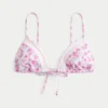 Bikini-Oberteil mit Rüschenrand