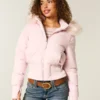 Bomberjacke mit Kunstfellbesatz Bomberjacke mit Kunstfellbesatz