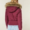 Bomberjacke mit Kunstfellbesatz Bomberjacke mit Kunstfellbesatz