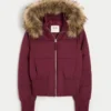 Bomberjacke mit Kunstfellbesatz Bomberjacke mit Kunstfellbesatz