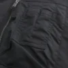 Bomberjacke mit Kunstfellbesatz und Reißverschluss