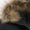 Bomberjacke mit Kunstfellbesatz und Reißverschluss