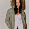 Bomberjacke mit Kunstfellfutter Bomberjacke mit Kunstfellfutter