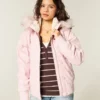 Bomberjacke mit Kunstfellfutter Bomberjacke mit Kunstfellfutter