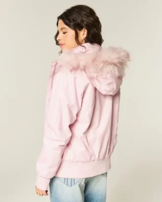 Bomberjacke mit Kunstfellfutter