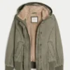 Bomberjacke mit Kunstfellfutter Bomberjacke mit Kunstfellfutter