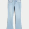 Bootcut-Jeans mit niedriger Leibhöhe und Sternstickerei Bootcut-Jeans mit niedriger Leibhöhe und Sternstickerei