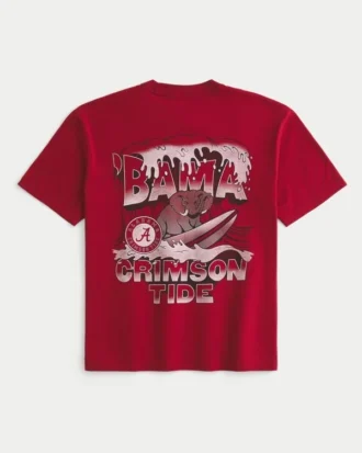 Boxy Alabama Crimson Tide Grafik-T-Shirt
