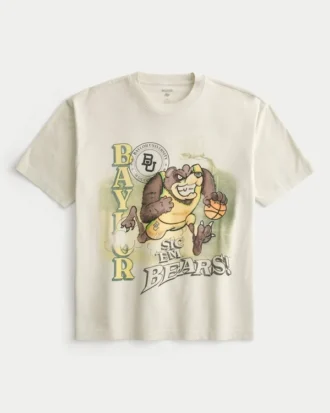 Boxy Baylor University Bears Grafik-T-Shirt