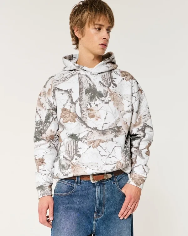 Boxy Camo Hoodie Boxy Camo Hoodie