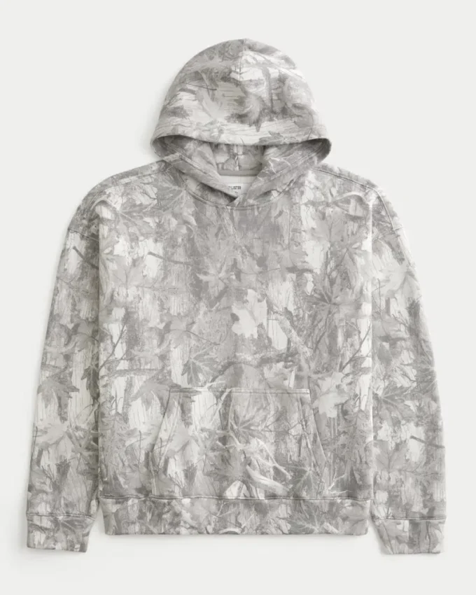 Boxy Camo Hoodie