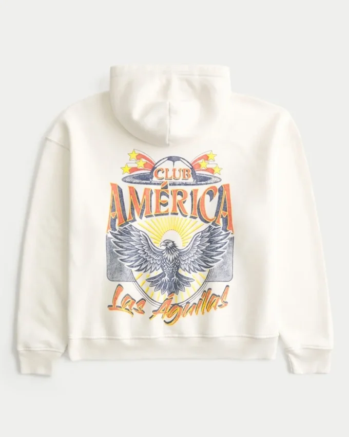 Boxy Club América Las Águillas Grafik-Hoodie Boxy Club América Las Águillas Grafik-Hoodie