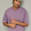 Boxy Crop Heavyweight Washed Crew T-Shirt Boxy Crop Heavyweight Washed Crew T-Shirt