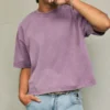 Boxy Crop Heavyweight Washed Crew T-Shirt Boxy Crop Heavyweight Washed Crew T-Shirt