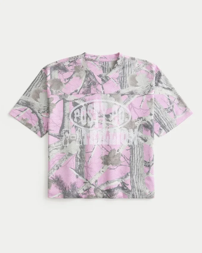 Boxy Crop Posty Co. Grafik-Jersey Boxy Crop Posty Co. Grafik-Jersey