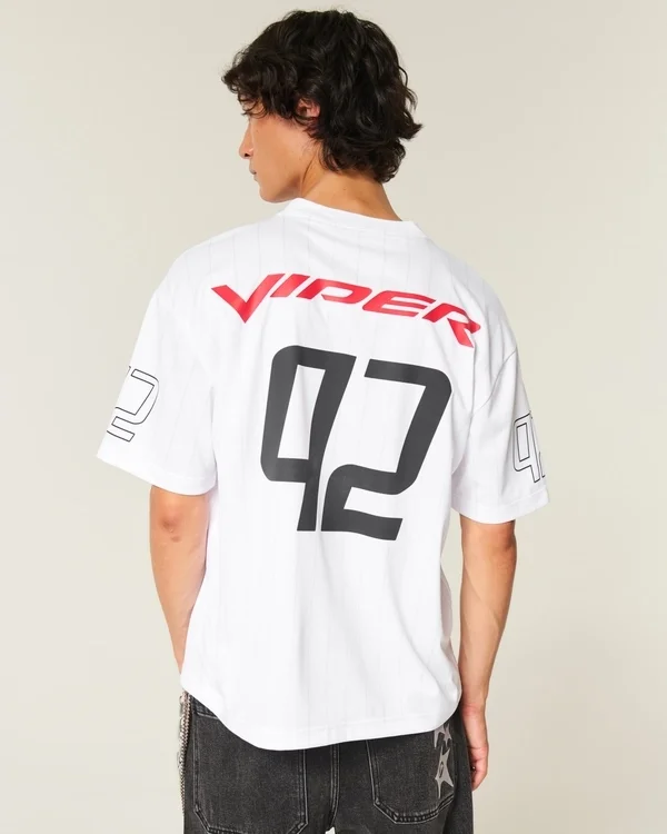 Boxy Dodge Viper Grafik-Fußballtrikot Boxy Dodge Viper Grafik-Fußballtrikot