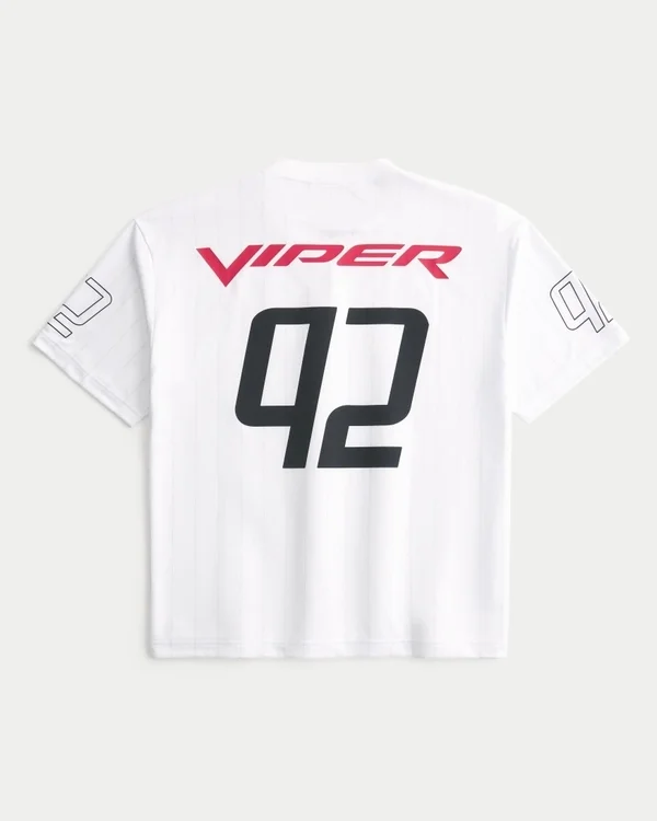 Boxy Dodge Viper Grafik-Fußballtrikot Boxy Dodge Viper Grafik-Fußballtrikot