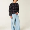 Boxy Fuzzy Crew Sweater Boxy Fuzzy Crew Sweater
