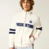 Boxy Half-Zip Argentina Graphic Sweatshirt