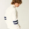 Boxy Half-Zip Argentina Graphic Sweatshirt