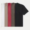 Boxy Heavyweight Crew T-Shirt 5er-Pack