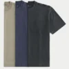 Boxy Heavyweight Washed Crew T-Shirt 3er-Pack