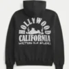 Boxy Hollywood Graphic Hoodie